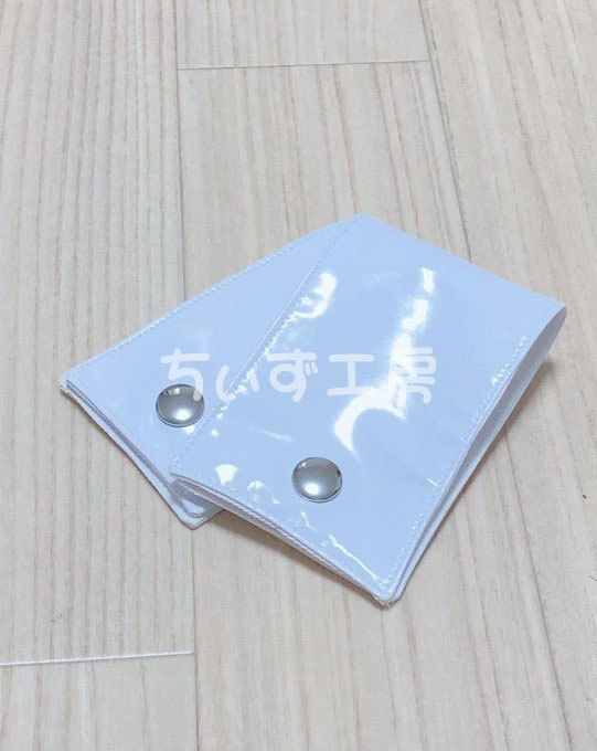 【赤】エナメルバニーガール衣装 Mサイズ(シャツ風前掛け付き)