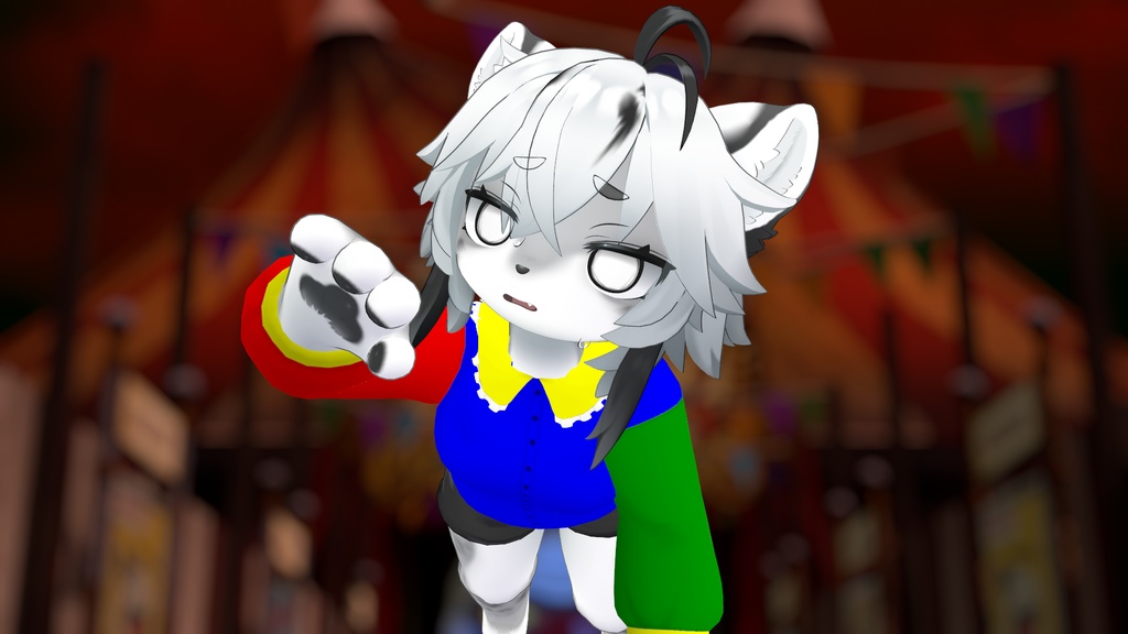 Ruffle Collar Top for Haishima (灰島用) 【VRChat】