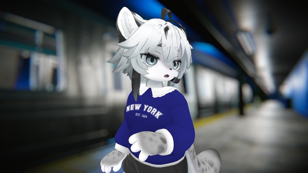 Ruffle Collar Top for Haishima (灰島用) 【VRChat】