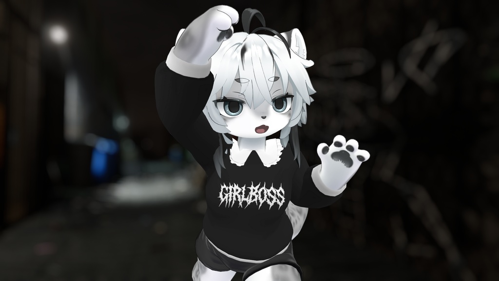 Ruffle Collar Top for Haishima (灰島用) 【VRChat】