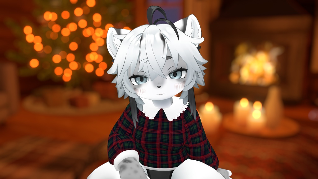 Ruffle Collar Top for Haishima (灰島用) 【VRChat】