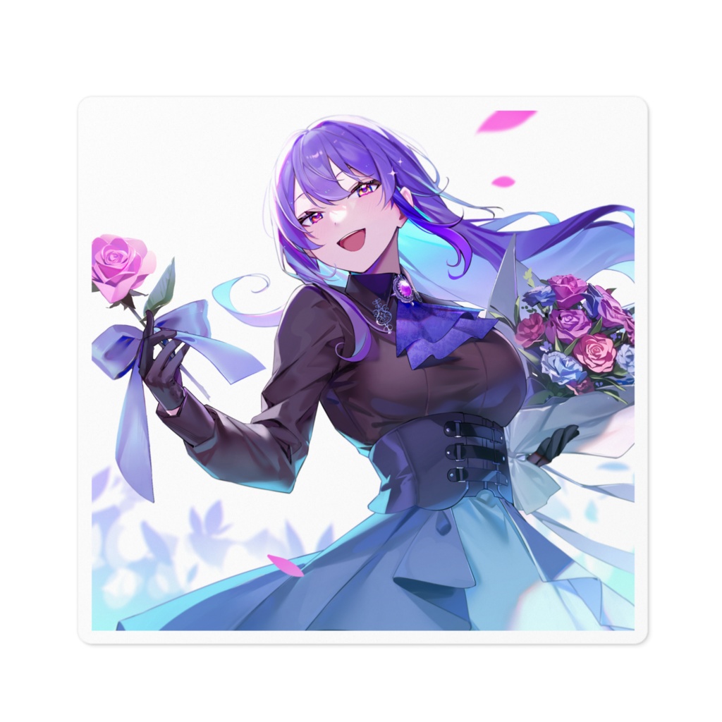 夢見イト Half Anniversary ステッカー(100×100mm)