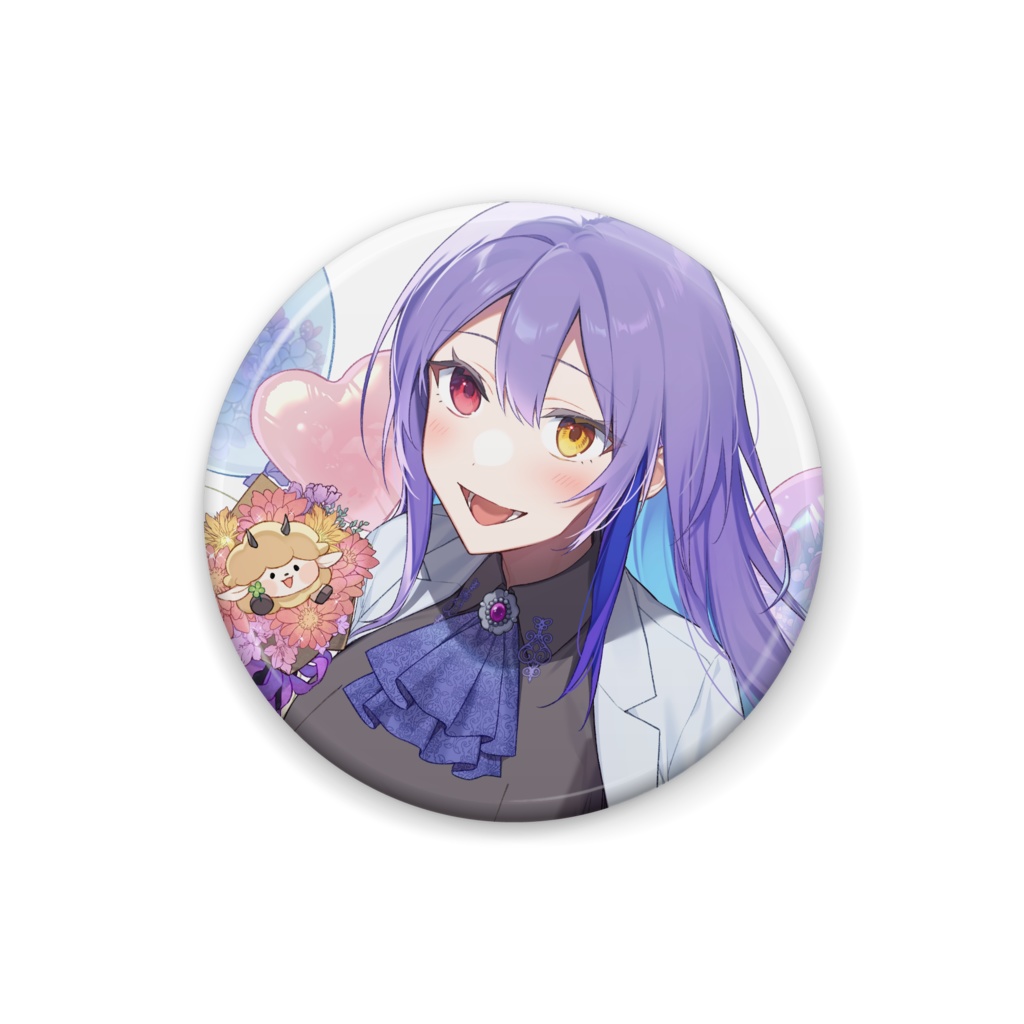 2周年記念グッズ 缶バッジA