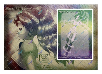 同人便箋セット　FF6　ティナ