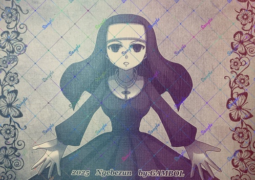 同人便箋(創作)　修道女