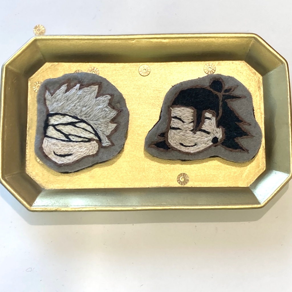 【刺繍バッチセット】呪0 教師と教祖セット