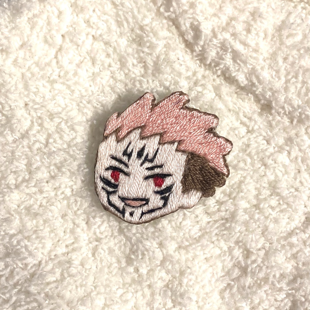 【刺繍ブローチ】すくなP