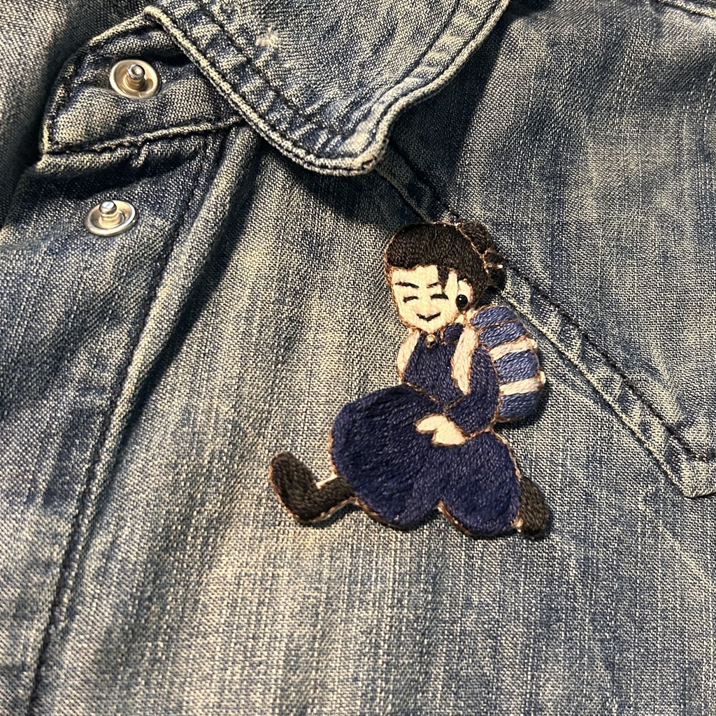 呪専すぐるくん刺繍ブローチ