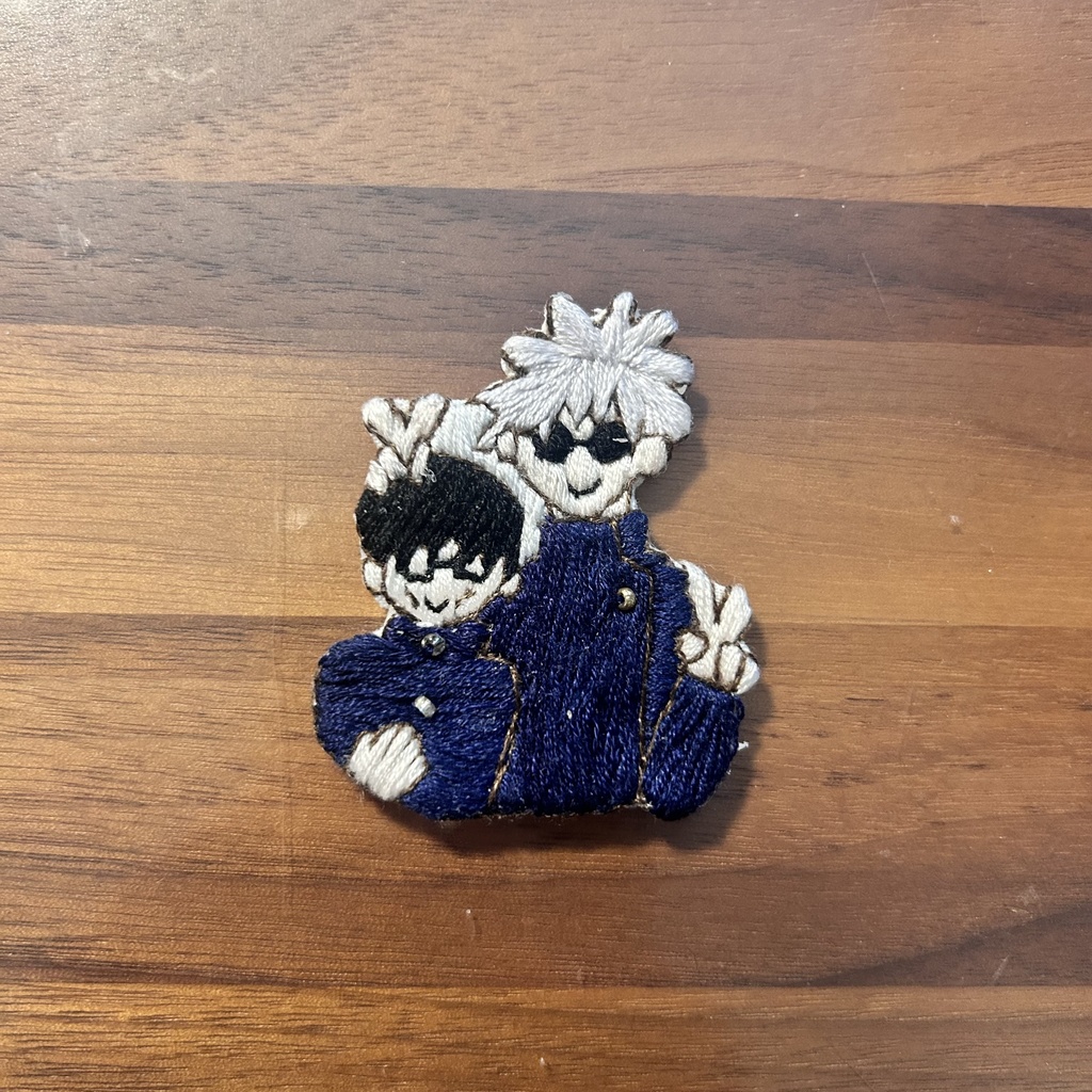 呪専ごいじ刺繍ブローチ