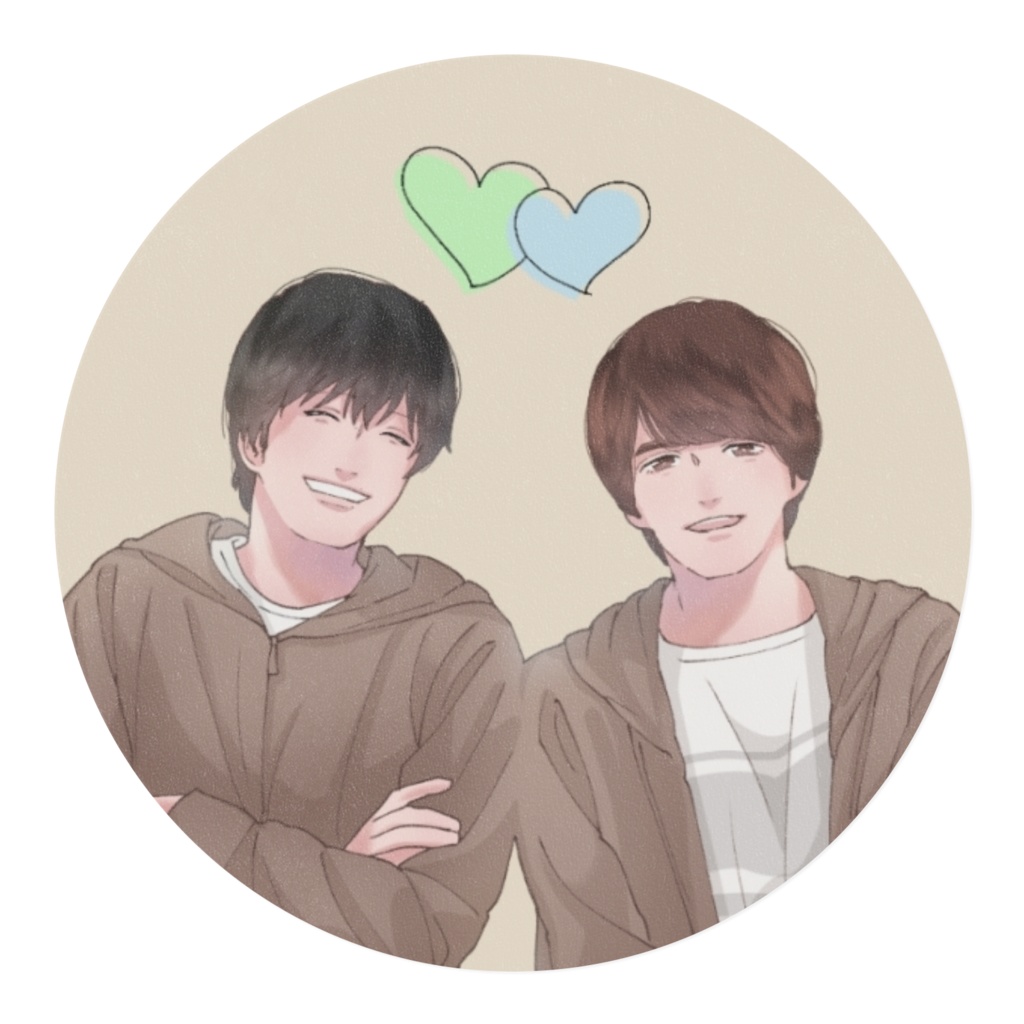 おそろいパーカー マスキングテープ