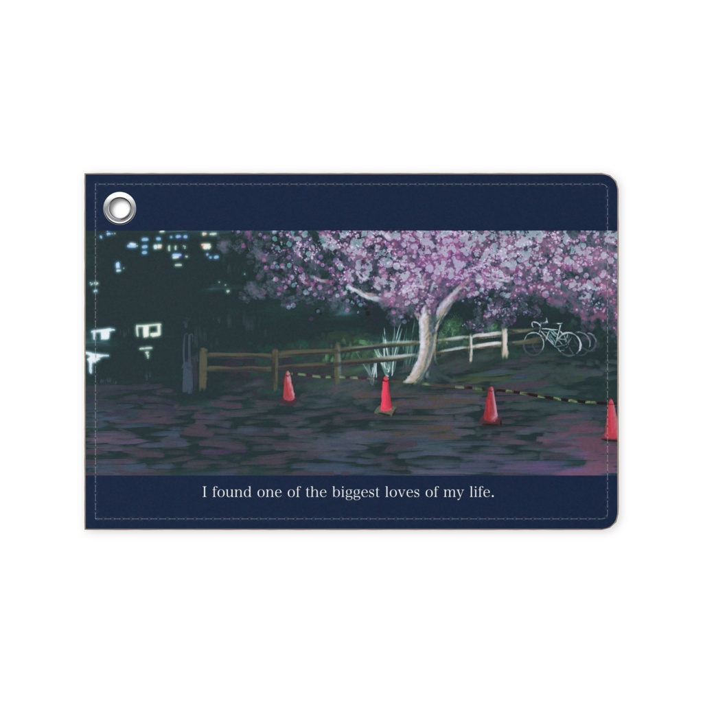 はじまりの桜 パスケース「I found one of the biggest loves of my life.」Ver.