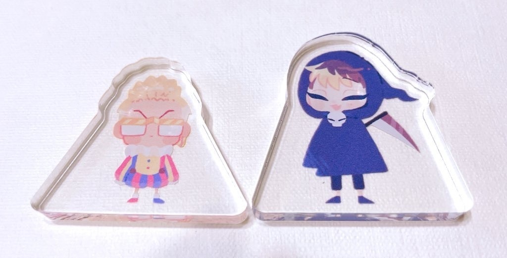 死神と道化の自立型ミニアクスタセット