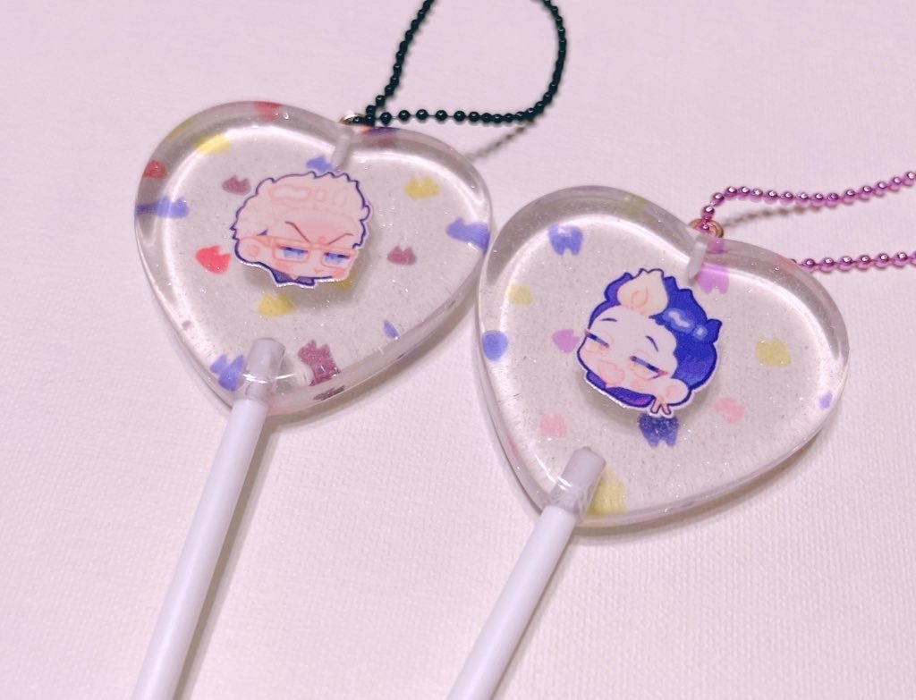 棒付き飴ちゃんアクキー