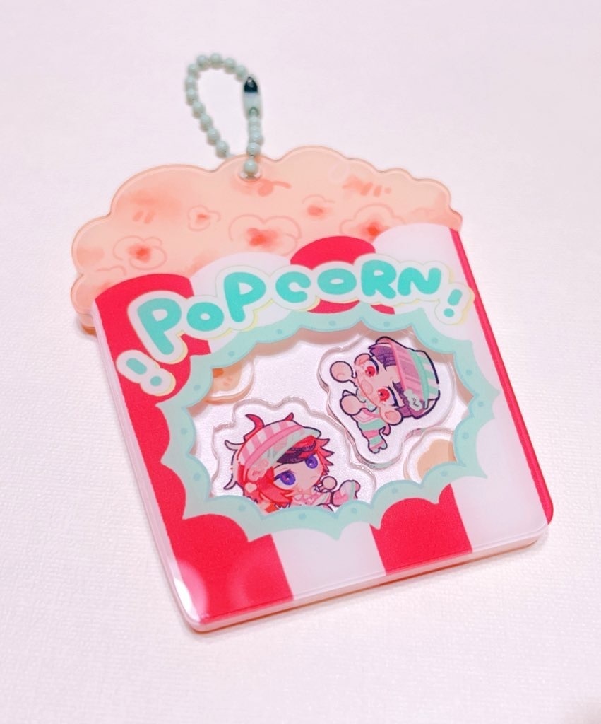 ポップコーンシャカシャカアクキー