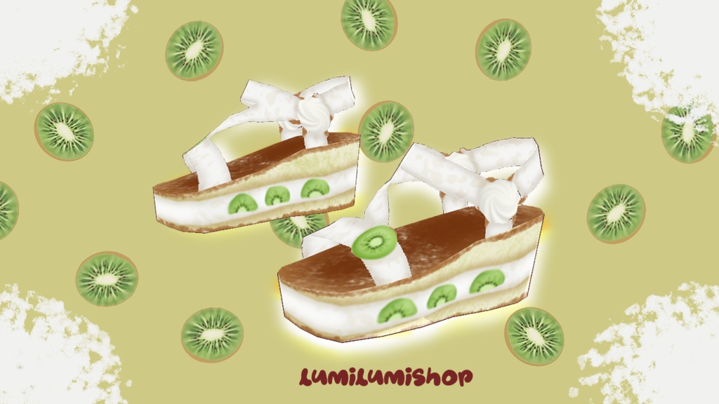 Kiwi Shortcake Shoes for VroidStudio