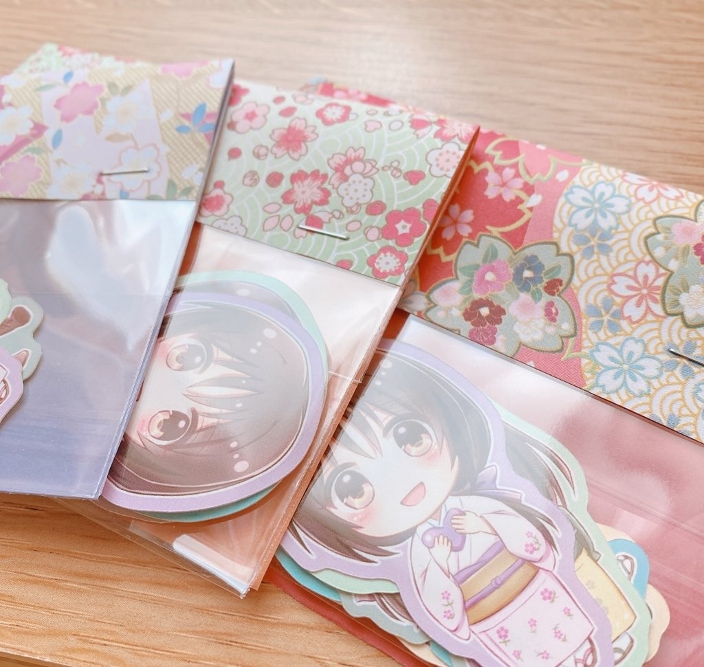 ちま千鶴ちゃんステッカーセット