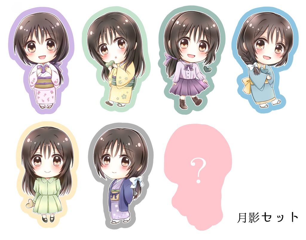 ちま千鶴ちゃんステッカーセット