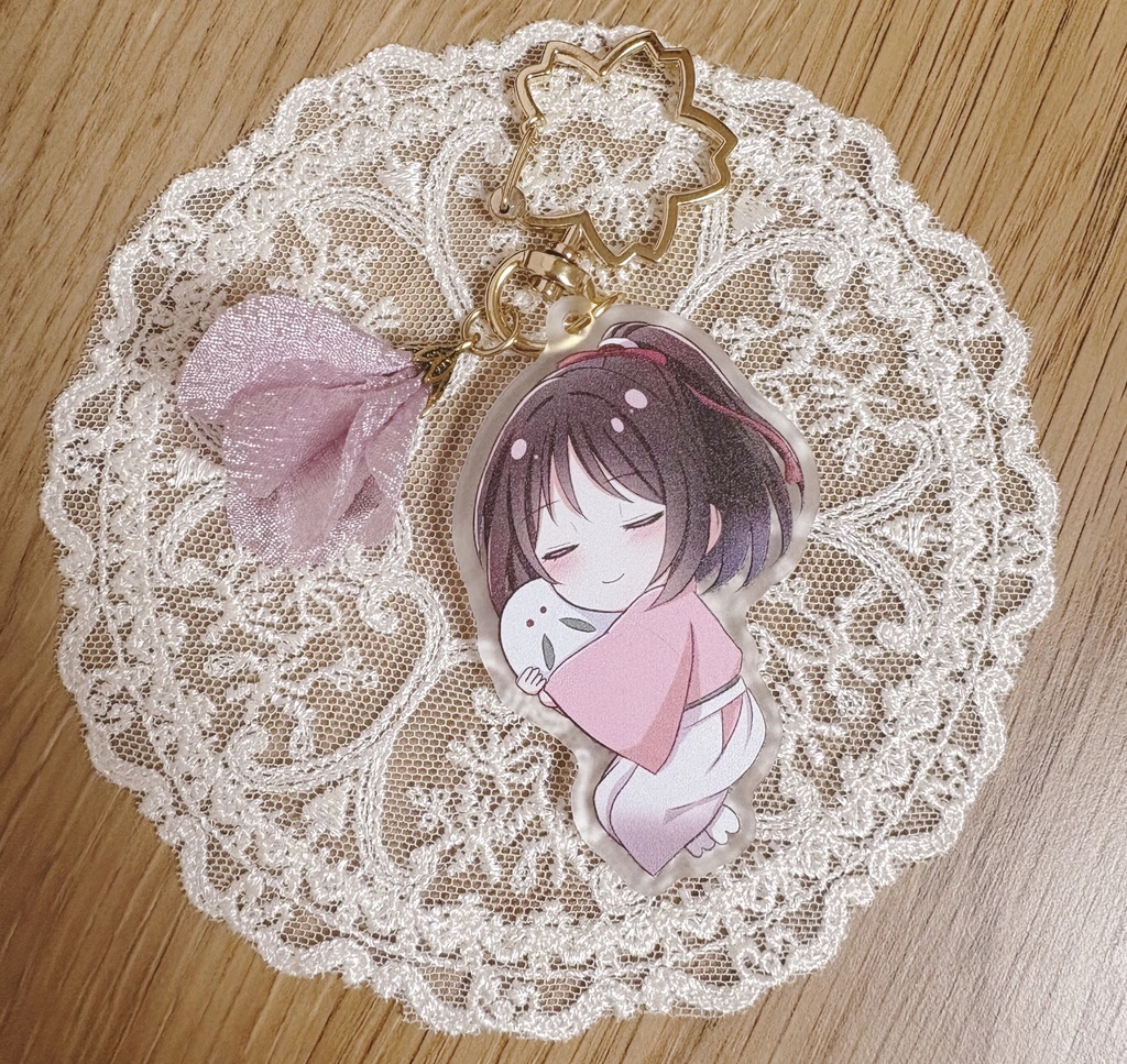 千鶴ちゃんすやすやアクリルキーホルダー