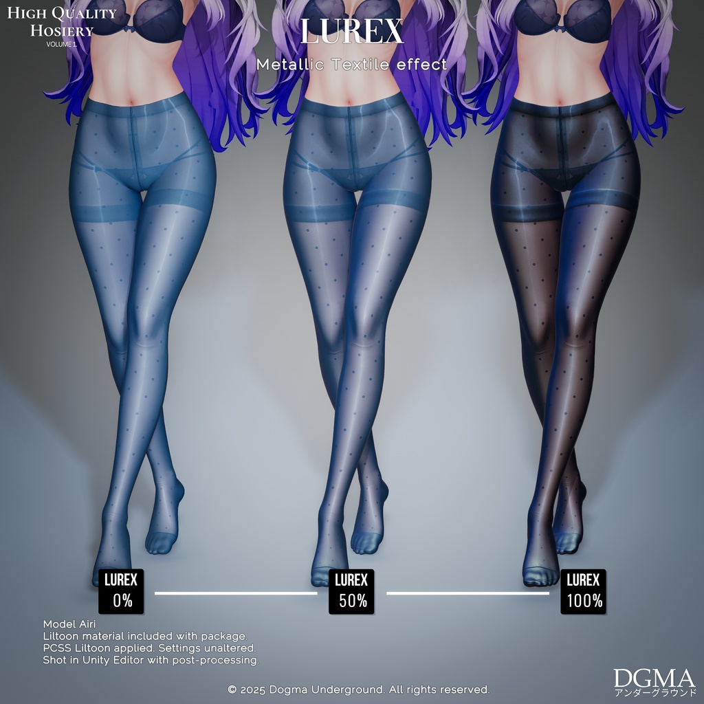 高品質な靴下・タイツのテクスチャ集 『High Quality Hosiery [Volume #1]』 缩略图 11