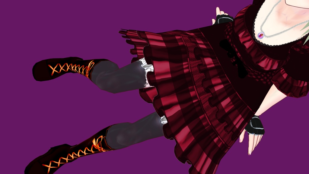 【衣装テクスチャ】ベリーブラッドゴシック【vroid】