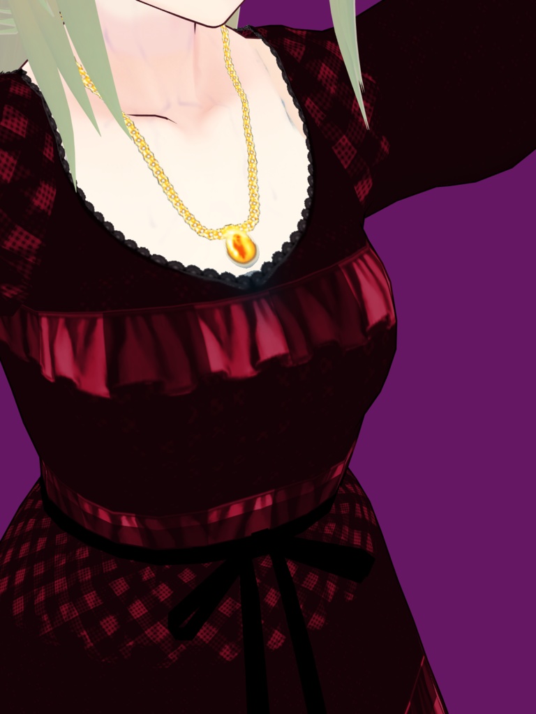 【衣装テクスチャ】ベリーブラッドゴシック【vroid】