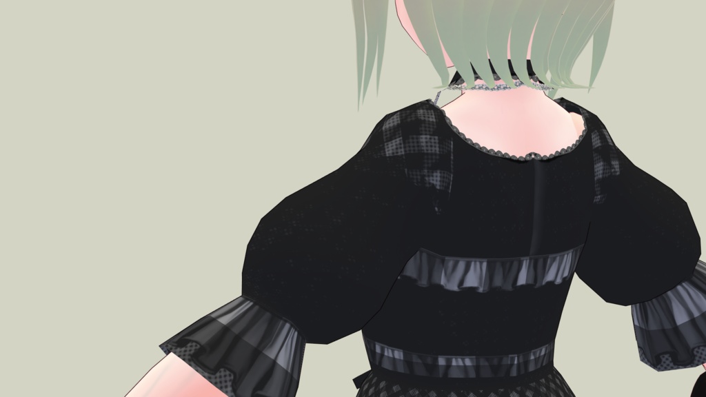 【衣装テクスチャ】ベリーブラッドゴシック【vroid】