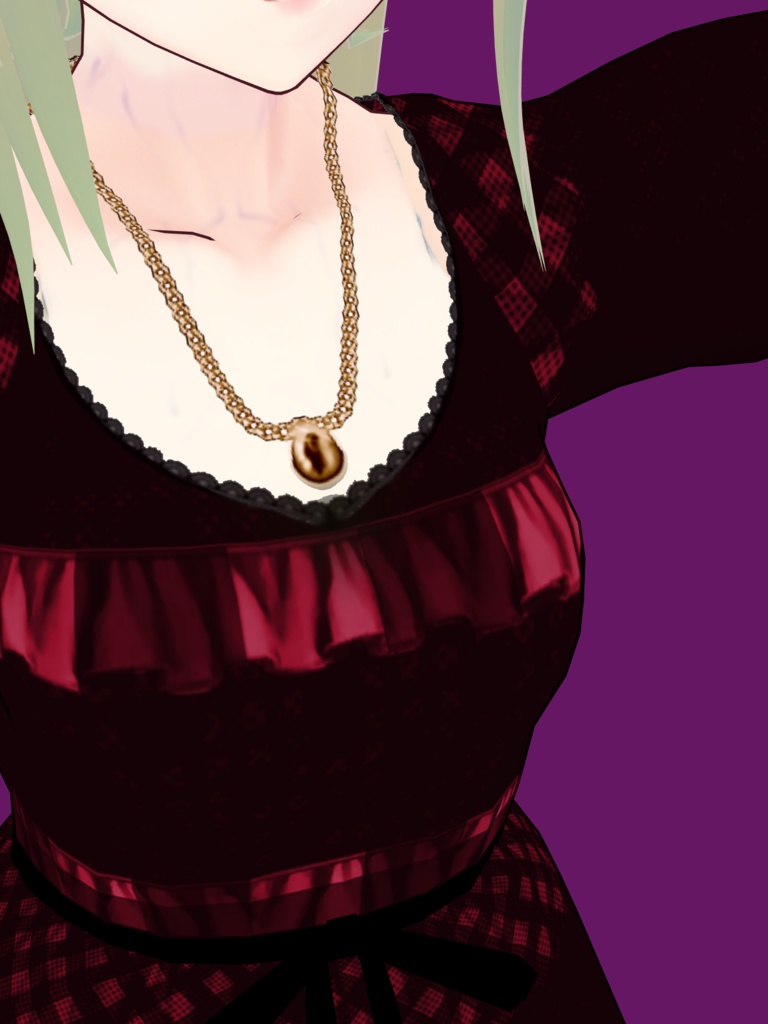 【衣装テクスチャ】ベリーブラッドゴシック【vroid】