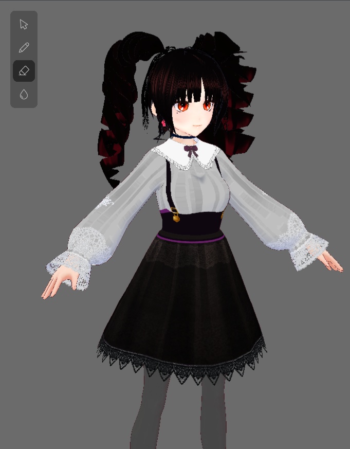 【配布有】カスタムセーラーワンピース【vroid】【衣装】