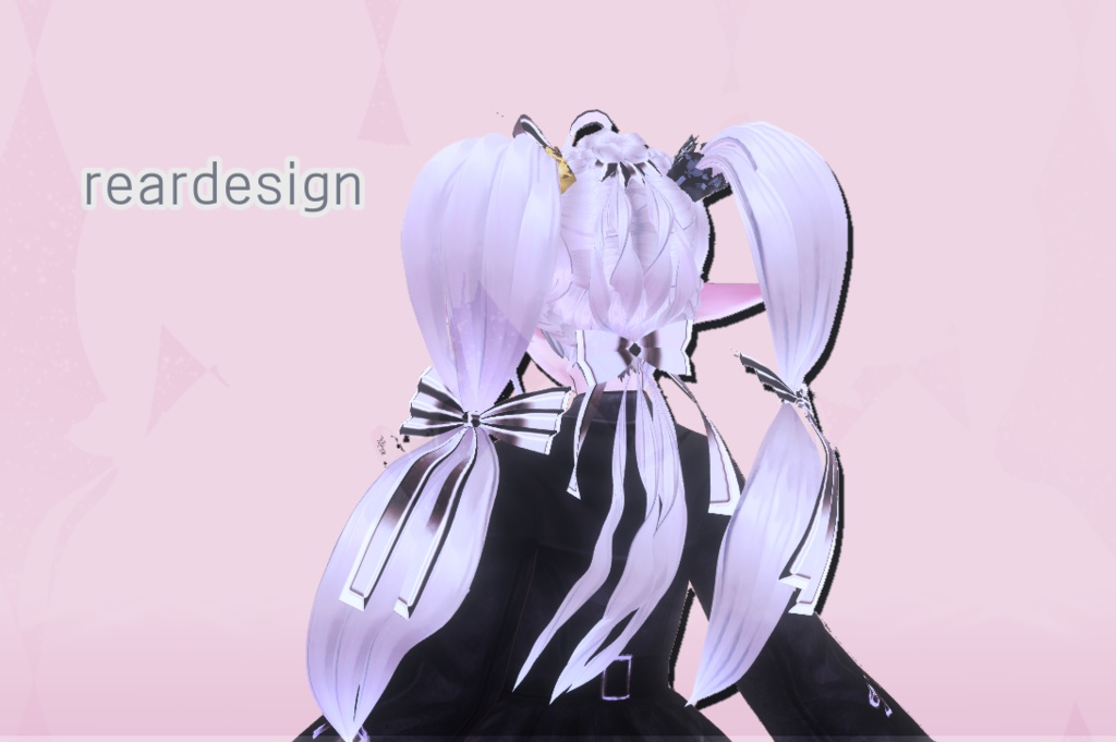 【VRoidヘアプリセット】ジェミニツインテールコンバート【正式版対応しました】