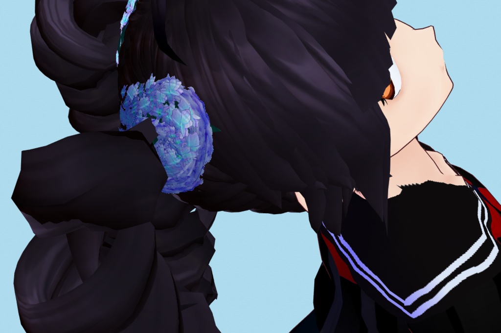 【vroid】トップロールツインテール(お嬢ドリル)【ヘアプリセット】