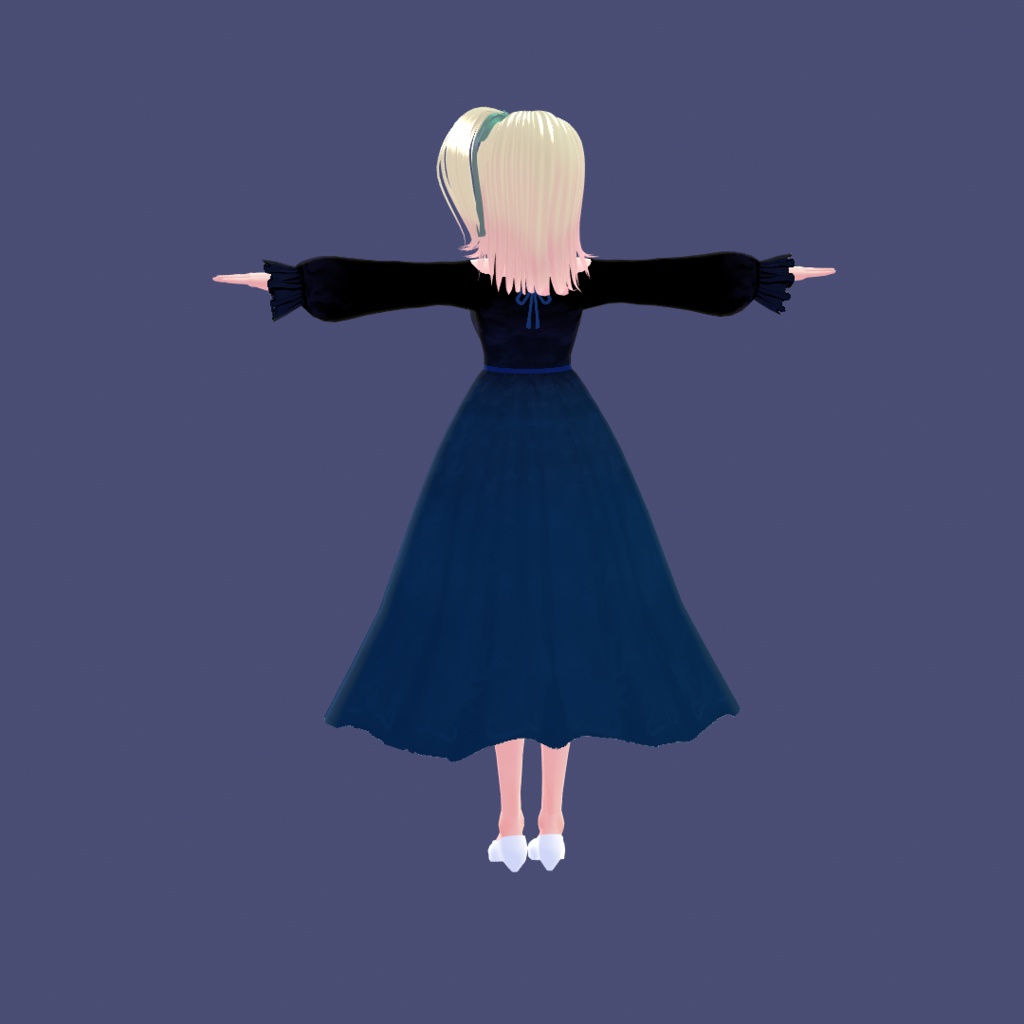 【VRoid正式版対応】【オフショルダー】31ワンピース【無料版あります】