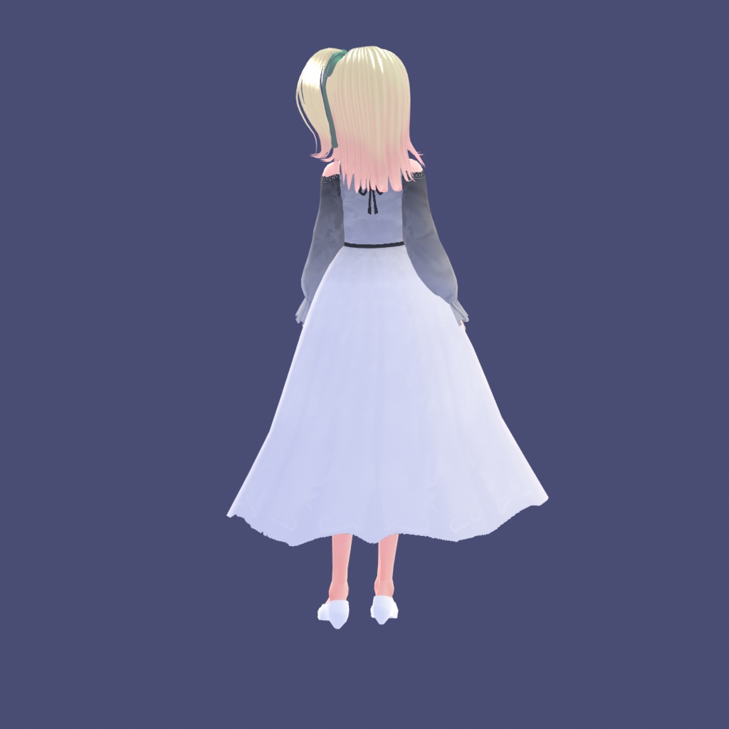 【VRoid正式版対応】【オフショルダー】31ワンピース【無料版あります】