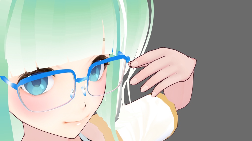 選べる6つの眼鏡【vroid】ヘアプリセット№169【メガネマニアックス MEGANEMANIACS】【眼鏡】【サングラス】