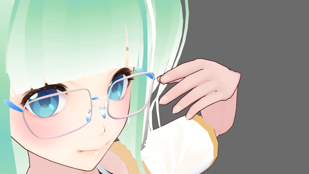 選べる6つの眼鏡【vroid】ヘアプリセット№169【メガネマニアックス MEGANEMANIACS】【眼鏡】【サングラス】