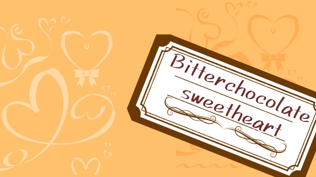 カスタムアイテム対応【VRoid】bitterchocolatesweetheart【ヘアカスタムアイテム】