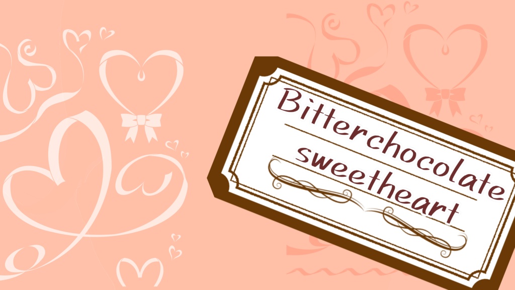 カスタムアイテム対応【VRoid】bitterchocolatesweetheart【ヘアカスタムアイテム】