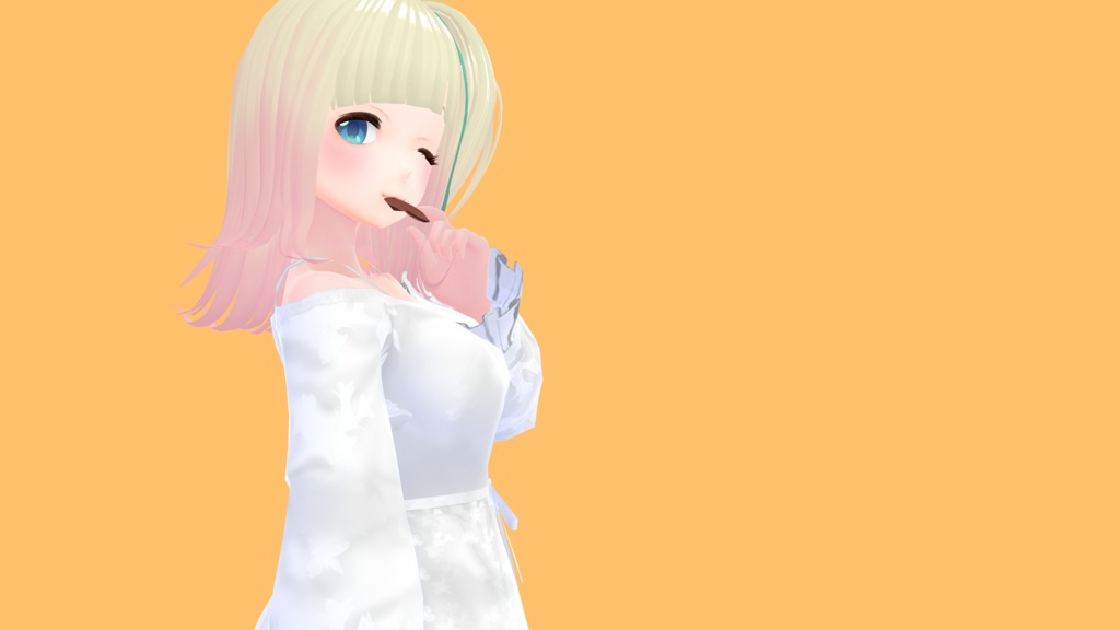 カスタムアイテム対応【VRoid】bitterchocolatesweetheart【ヘアカスタムアイテム】