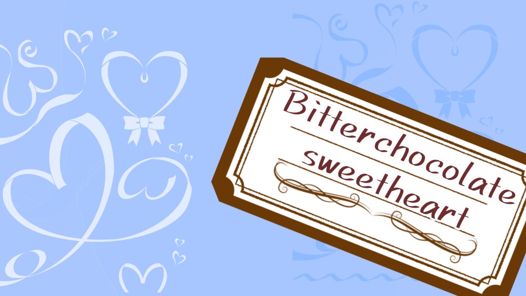 カスタムアイテム対応【VRoid】bitterchocolatesweetheart【ヘアカスタムアイテム】