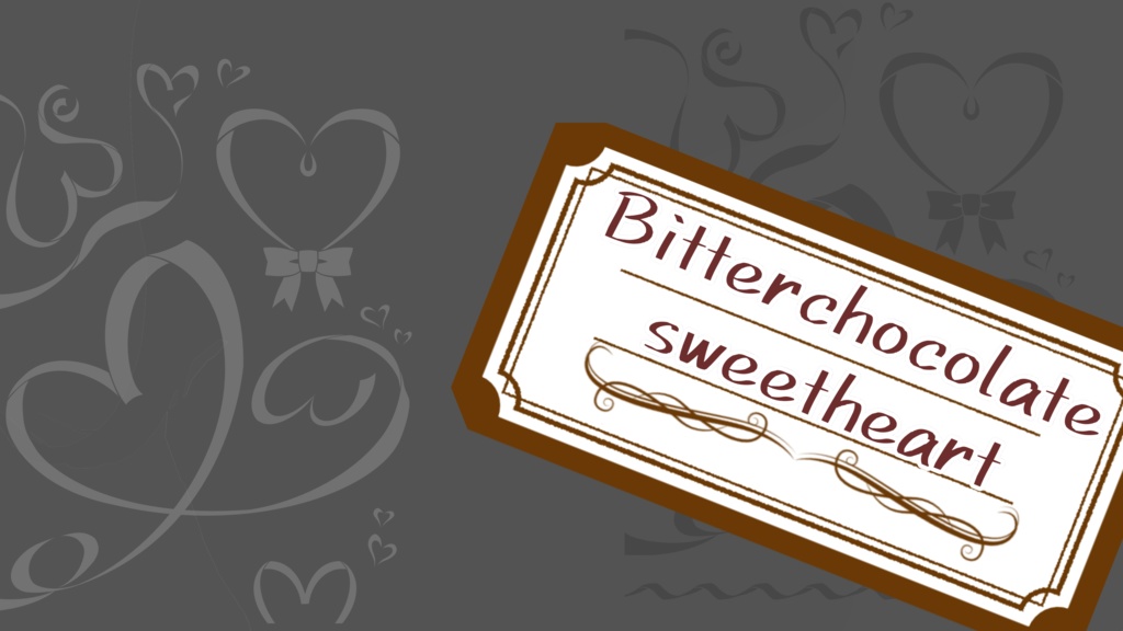 カスタムアイテム対応【VRoid】bitterchocolatesweetheart【ヘアカスタムアイテム】