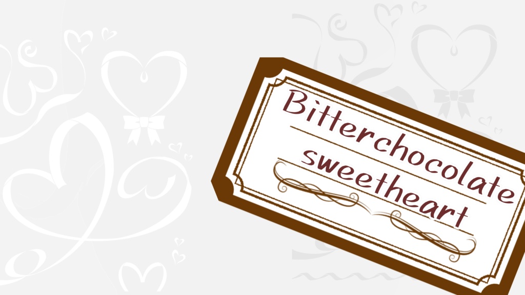 カスタムアイテム対応【VRoid】bitterchocolatesweetheart【ヘアカスタムアイテム】