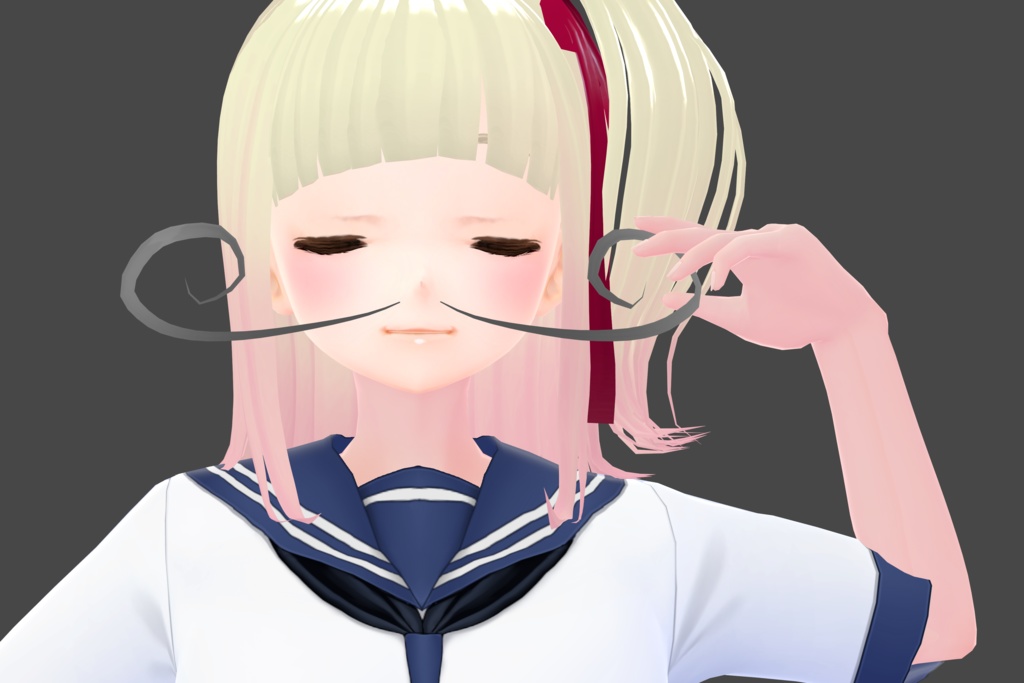 VRoidヘアカスタムアイテム【oh!HIGEselection】