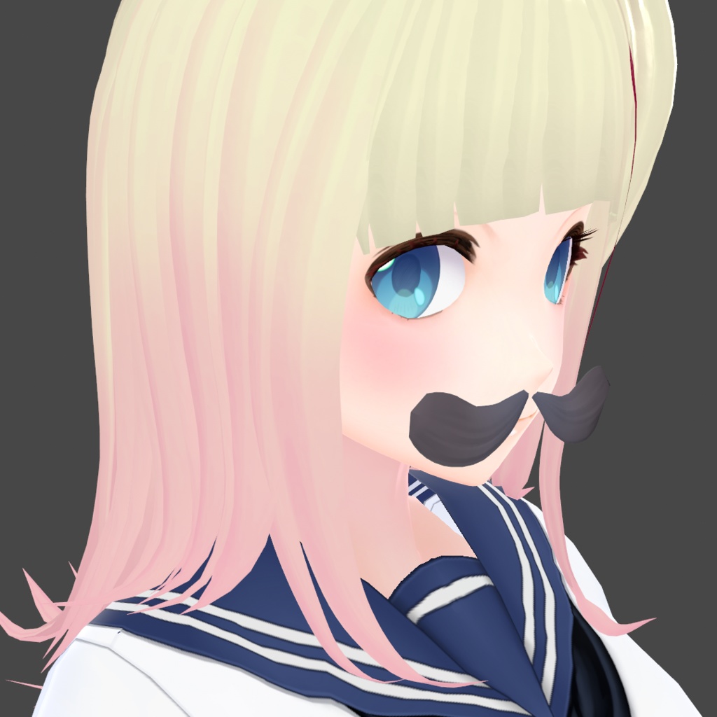 VRoidヘアカスタムアイテム【oh!HIGEselection】