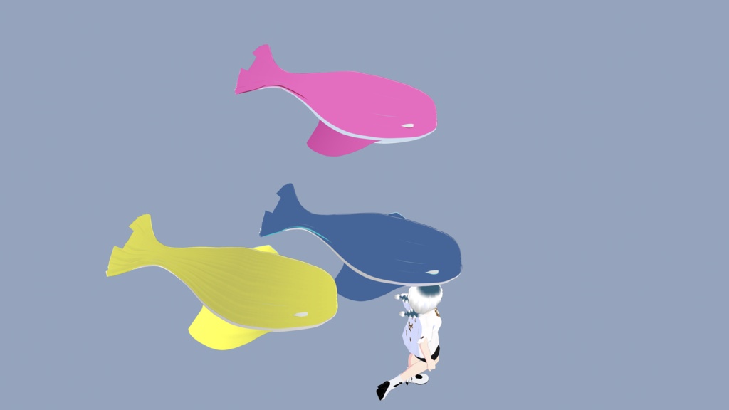 好評につき三倍増量【ワンダフルホエールGO】VRoid