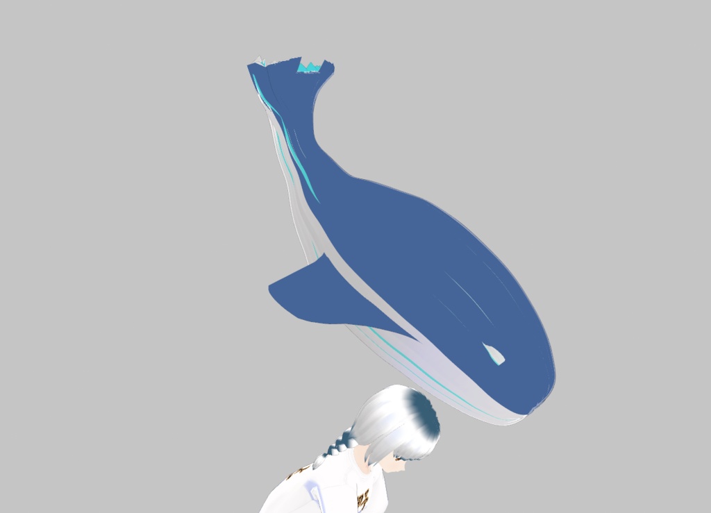 好評につき三倍増量【ワンダフルホエールGO】VRoid