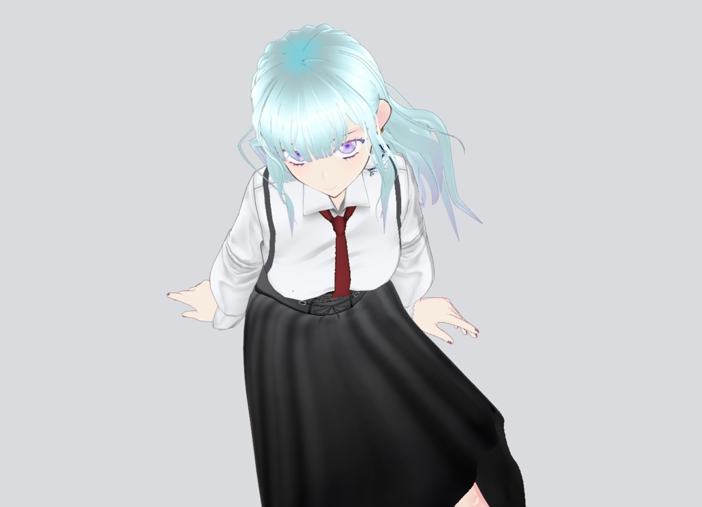 【VRoid】アシメ系女子コーデあります【16collar】試着あり