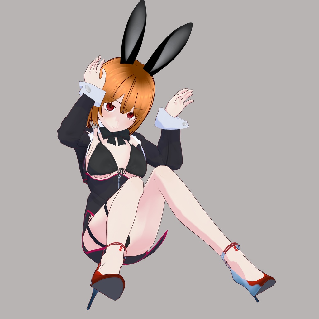 【バニーガール衣装】ジャックポットバニーガール【VRoid】