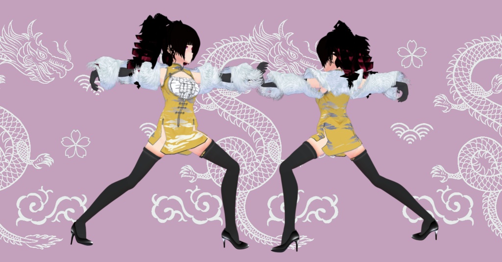 【VRoid】ステンシルチャイナミニ-Stencil China Mini-