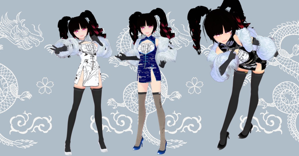 【VRoid】ステンシルチャイナミニ-Stencil China Mini-