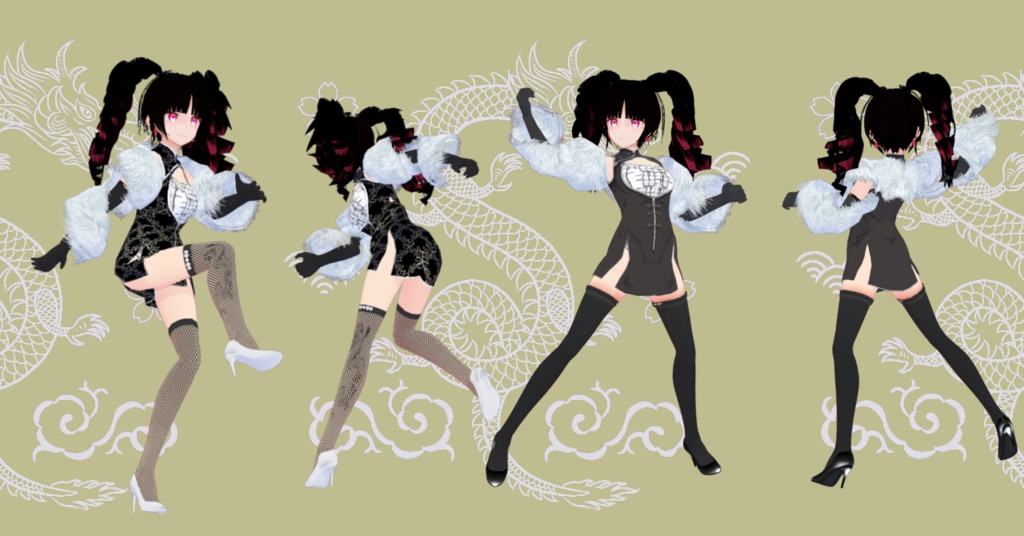 【VRoid】ステンシルチャイナミニ-Stencil China Mini-