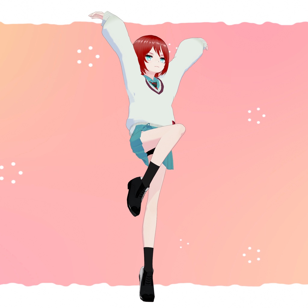 無料配布サイド6の女子高っぽい衣装データ「こんにちはお急ぎですか?」